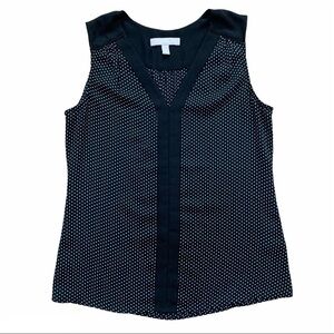 Banana Republic Black and White Polka Dot Blouse